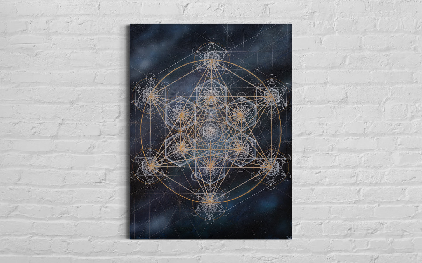 The Fractal of Metatron's Cube Fine Art Print
