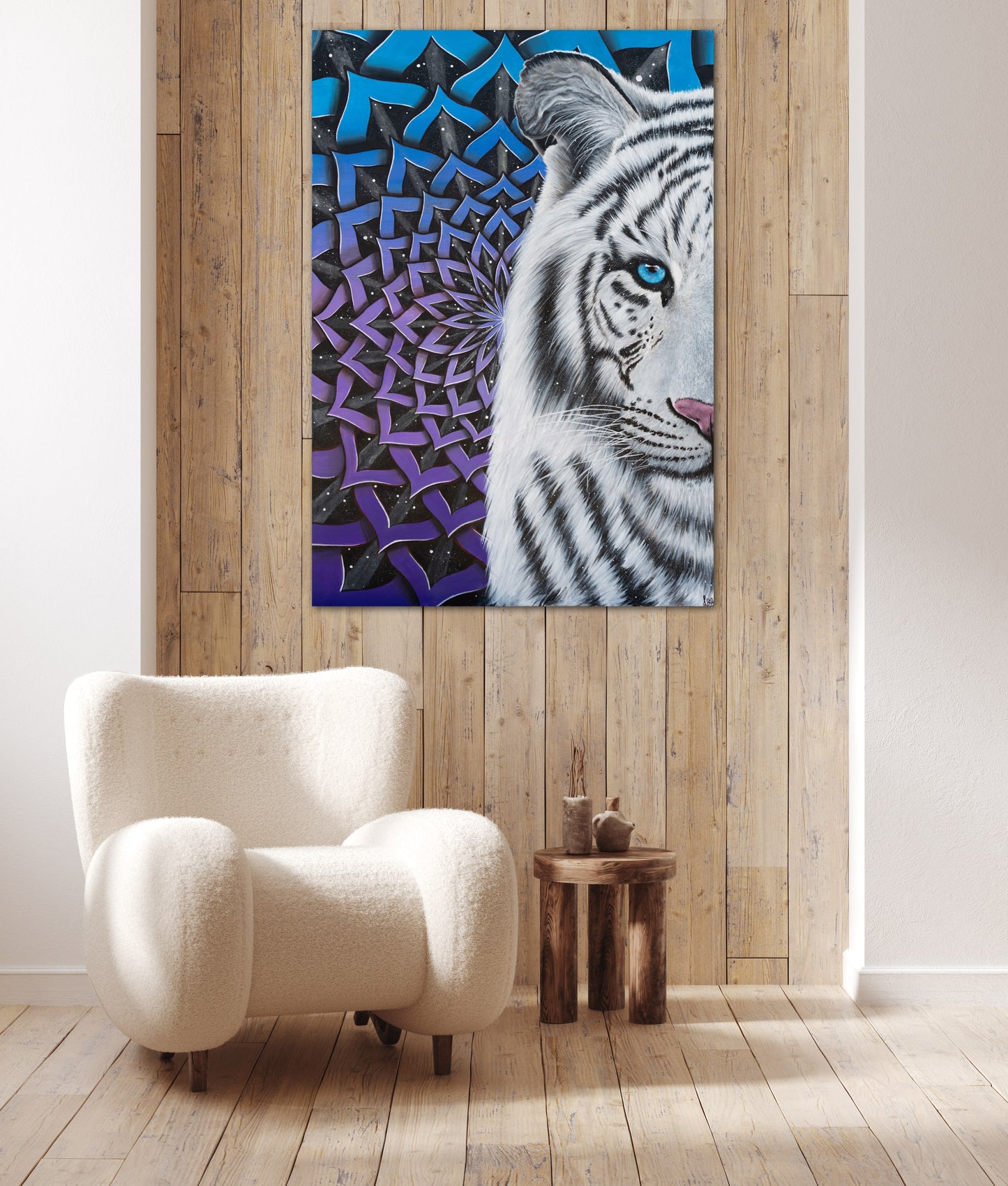The Wise White Tiger - Original
