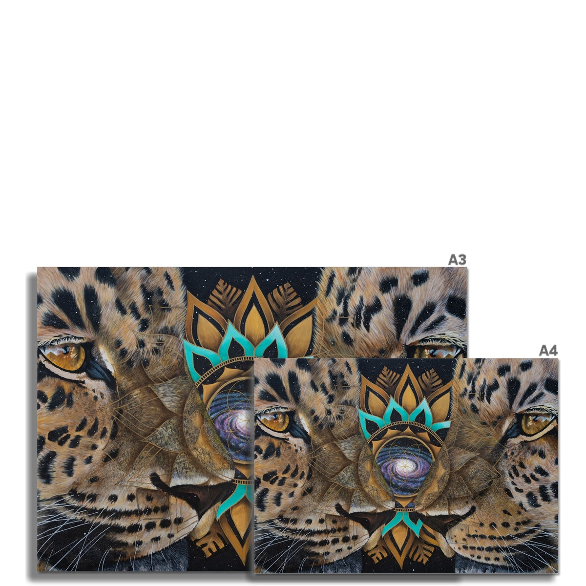 The Cosmic Leopards - Fine Art Print
