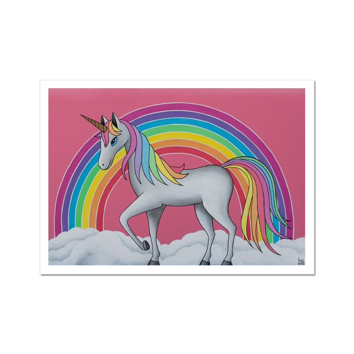 Rainbow Unicorn Fine Art Print