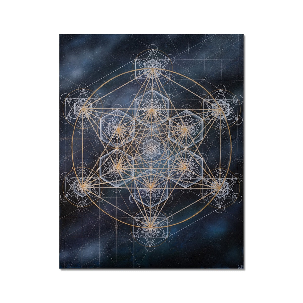 The Fractal of Metatron's Cube Fine Art Print
