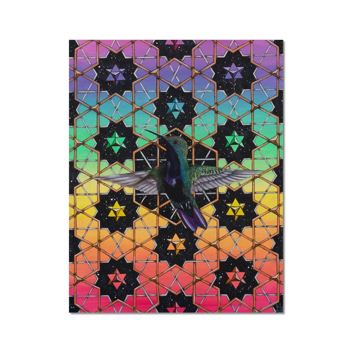 The Sacred Hummingbird Fine Art Print