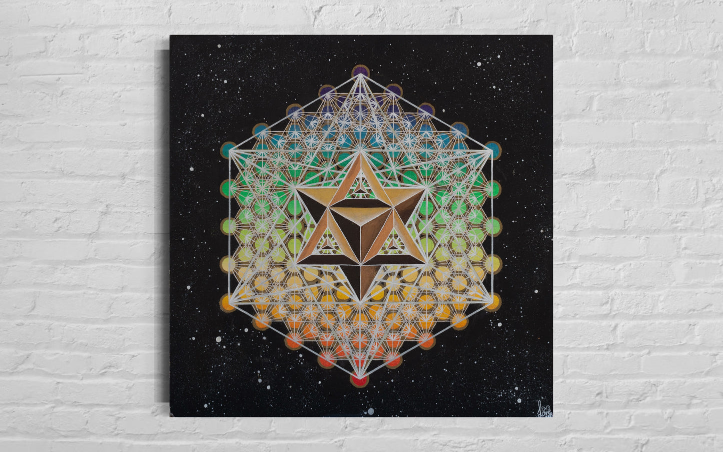 The Upgraded Merkaba - Original Canvas